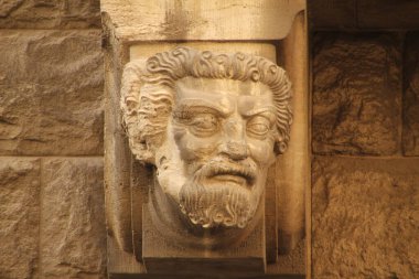 Leipzig şehir merkezinde mimarlık.