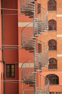 Leipzig şehir merkezinde mimarlık.