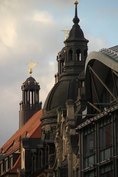 Arquitectura Centro Leipzig — Foto de Stock