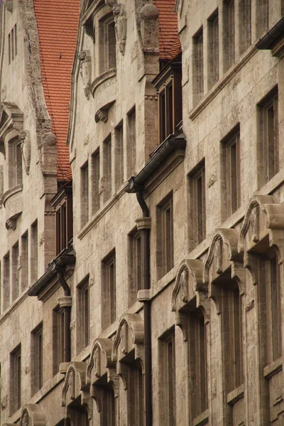 ライプツィヒのダウンタウンにある建築 — ストック写真