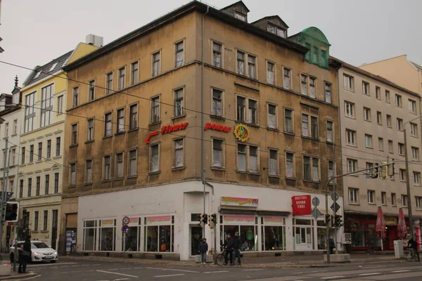 Arquitectura Centro Leipzig — Foto de Stock