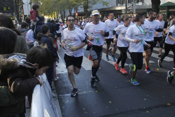 Carrera Popular Las Calles Bilbao — Foto de Stock