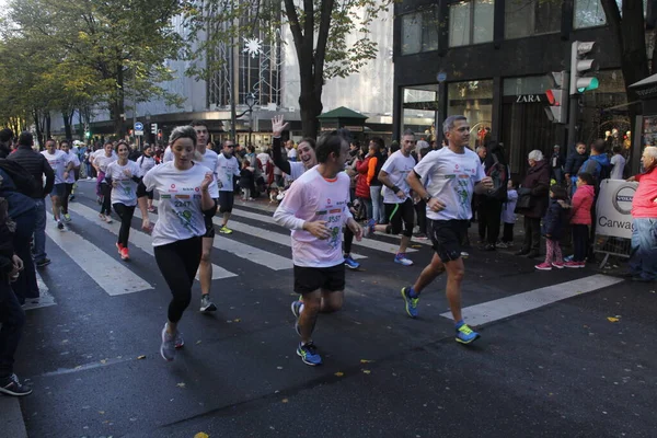 Populaire Race Straten Van Bilbao — Stockfoto