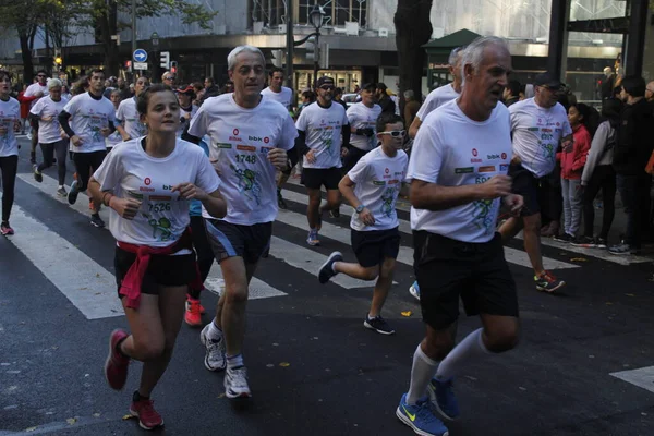 Volkslauf Den Straßen Von Bilbao — Stockfoto