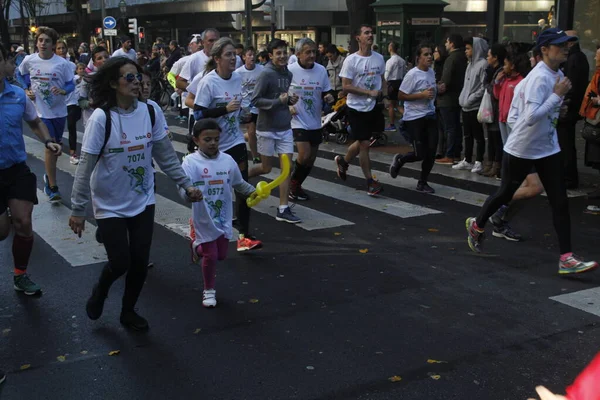 Populaire Race Straten Van Bilbao — Stockfoto