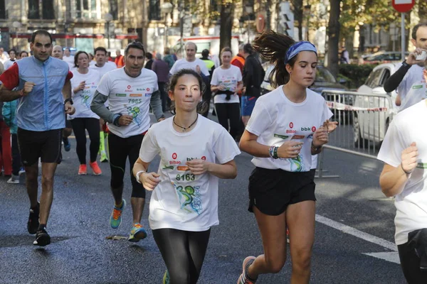 Carrera Popular Las Calles Bilbao — Foto de Stock