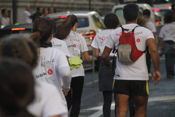 Carrera Popular Las Calles Bilbao — Foto de Stock