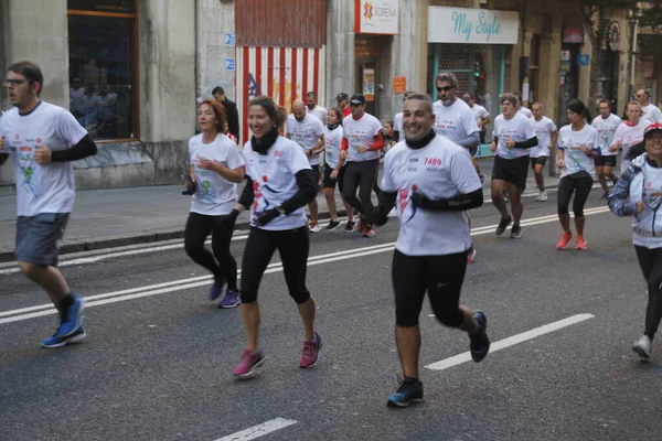 Carrera Popular Las Calles Bilbao — Foto de Stock