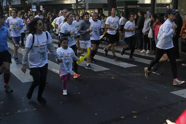 Volkslauf Den Straßen Von Bilbao — Stockfoto