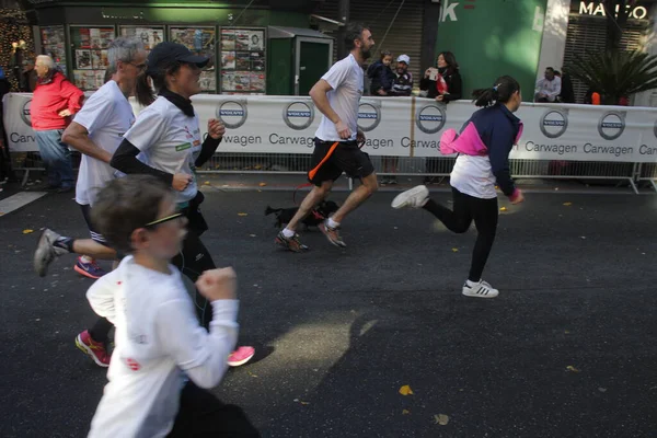 Volkslauf Den Straßen Von Bilbao — Stockfoto