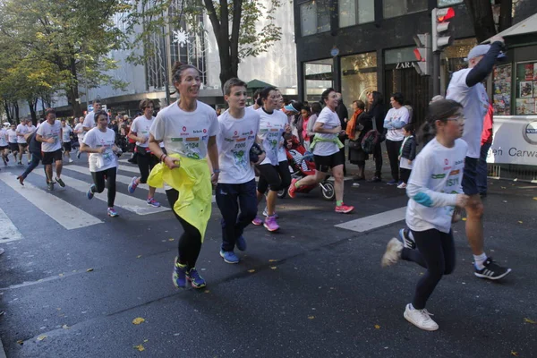 Populaire Race Straten Van Bilbao — Stockfoto