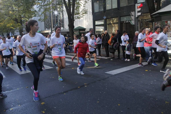 Gara Popolare Strade Bilbao — Foto Stock