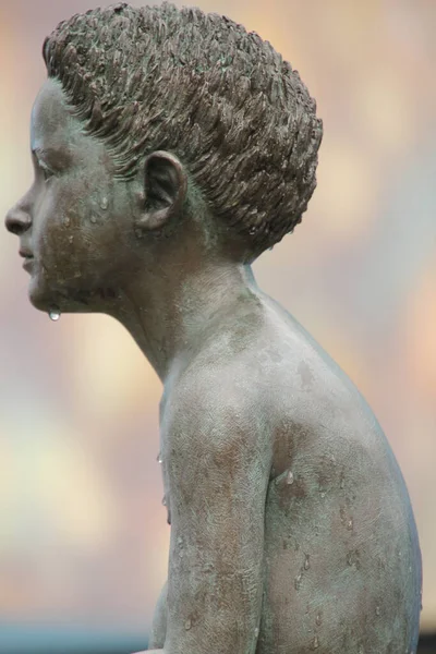 Statua Centrum Bilbao — Zdjęcie stockowe