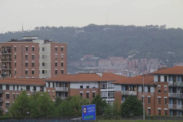 Bilbao Şehrinde Şehir Manzarası — Stok fotoğraf