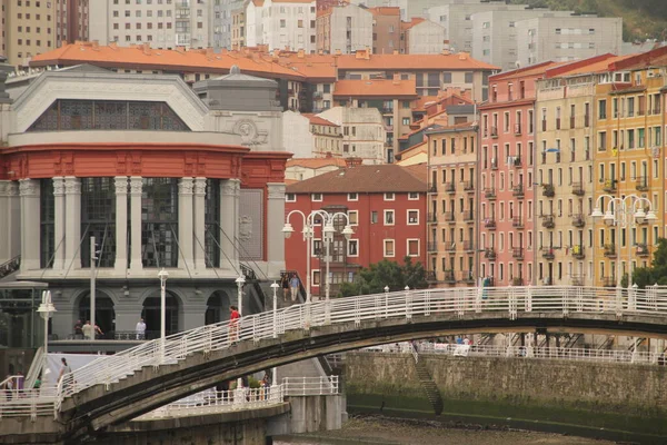 Bilbao Şehrinde Şehir Manzarası — Stok fotoğraf