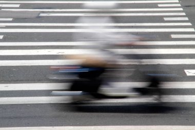 Kentsel bir ortamda trafik