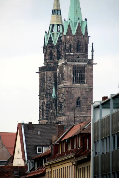 Blick Auf Die Nürnberger Altstadt — Stockfoto