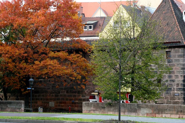 Vue Sur Vieille Ville Nuremberg — Photo