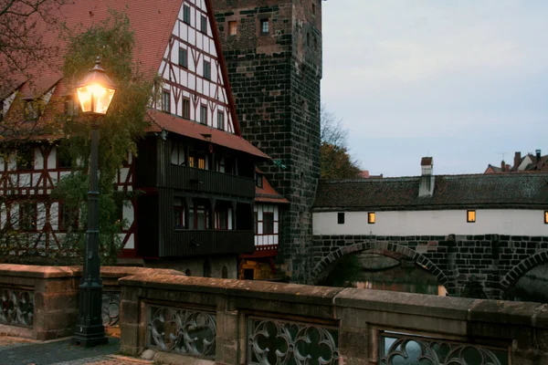 Vista Sul Centro Storico Nuremberg — Foto Stock