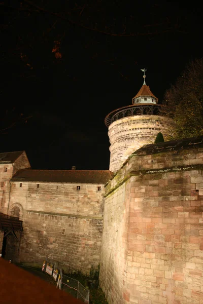 Vista Cidade Velha Nuremberga — Fotografia de Stock