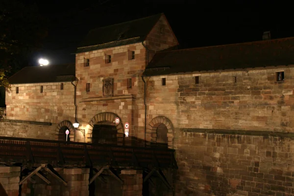 Vista Del Casco Antiguo Nuremberg —  Fotos de Stock