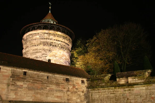 Vista Cidade Velha Nuremberga — Fotografia de Stock