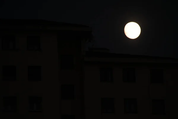 View Moon Night — Stock Photo, Image