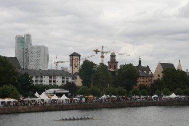 Frankfurt şehrinde şehir merkezi.