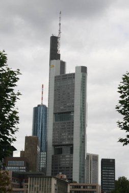 Frankfurt şehrinde şehir merkezi.