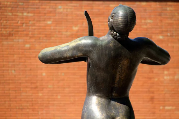 Statue Der Innenstadt Von Bilbao — Stockfoto