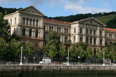 Bilbao şehrinde şehir manzarası