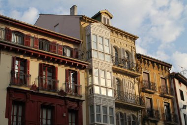 Bilbao şehrinde şehir manzarası