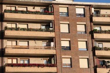 Bilbao şehrinde şehir manzarası