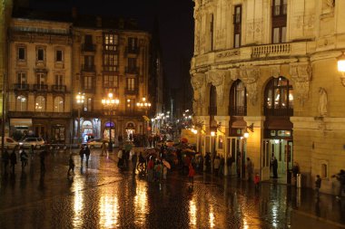 Bilbao şehrinde şehir manzarası