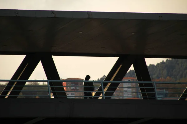 Edificio Nell Area Metropolitana Della Città Bilbao — Foto Stock