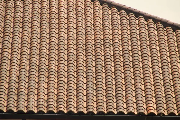 Roof Made Tiles House — Stock Photo, Image