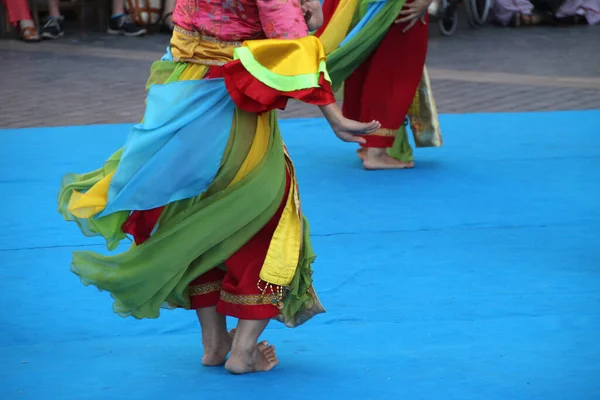 Indonesische Volksdans Een Straatfestival — Stockfoto