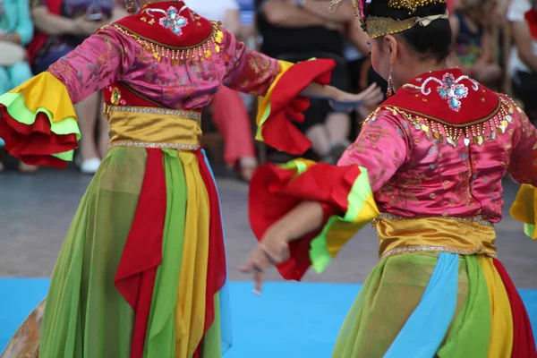 Danza Popolare Indonesiana Festival Strada — Foto Stock