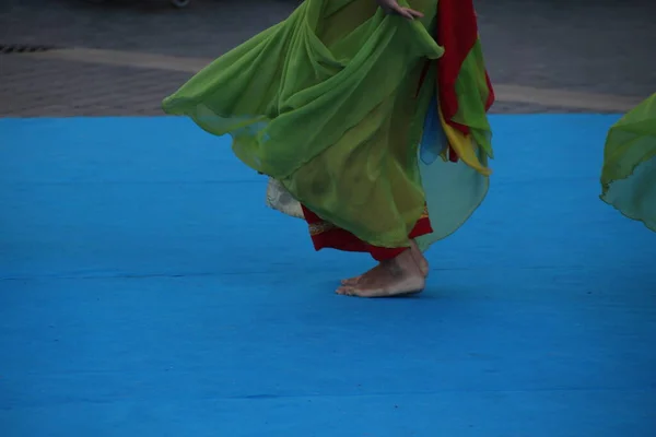 Danse Folk Indonésienne Dans Festival Rue — Photo