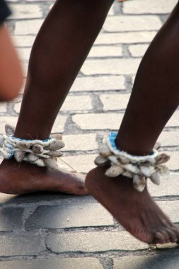 Bir sokak festivalinde Güney Afrika dansı