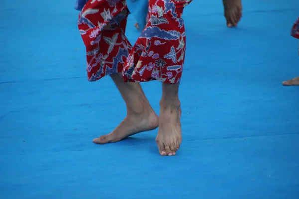 Danza Popolare Indonesiana Festival Strada — Foto Stock