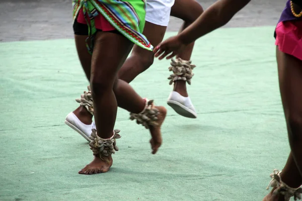 Bir Sokak Festivalinde Güney Afrika Dansı — Stok fotoğraf