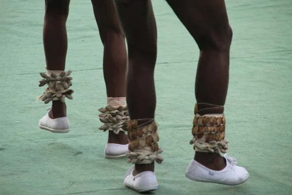 Bir Sokak Festivalinde Güney Afrika Dansı — Stok fotoğraf