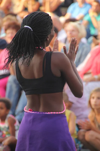 Dança Sul Africana Festival Rua — Fotografia de Stock