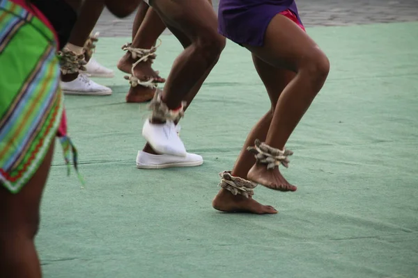 Jihoafrický Tanec Pouličním Festivalu — Stock fotografie