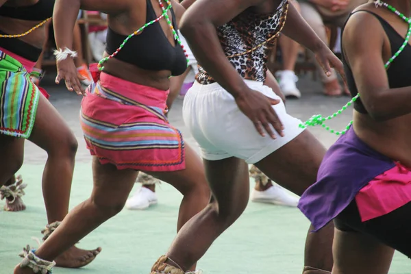 Bir Sokak Festivalinde Güney Afrika Dansı — Stok fotoğraf