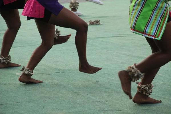 Bir Sokak Festivalinde Güney Afrika Dansı — Stok fotoğraf