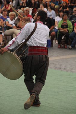 Makedonya 'dan halk dansları sokak festivalinde