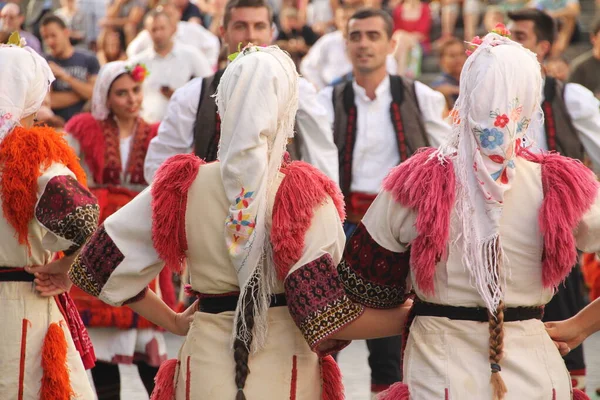 Baile Folclórico Macedonia Festival Callejero —  Fotos de Stock