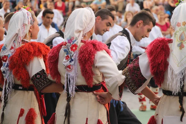 Baile Folclórico Macedonia Festival Callejero — Foto de Stock